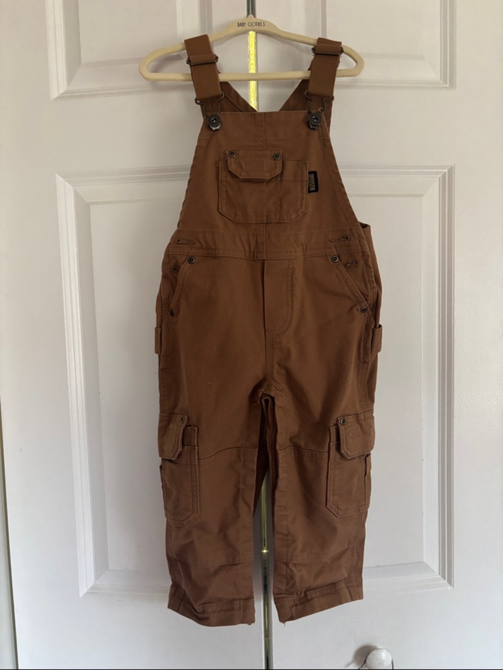 Duluth Trading Co Brown Canvas Work Overalls